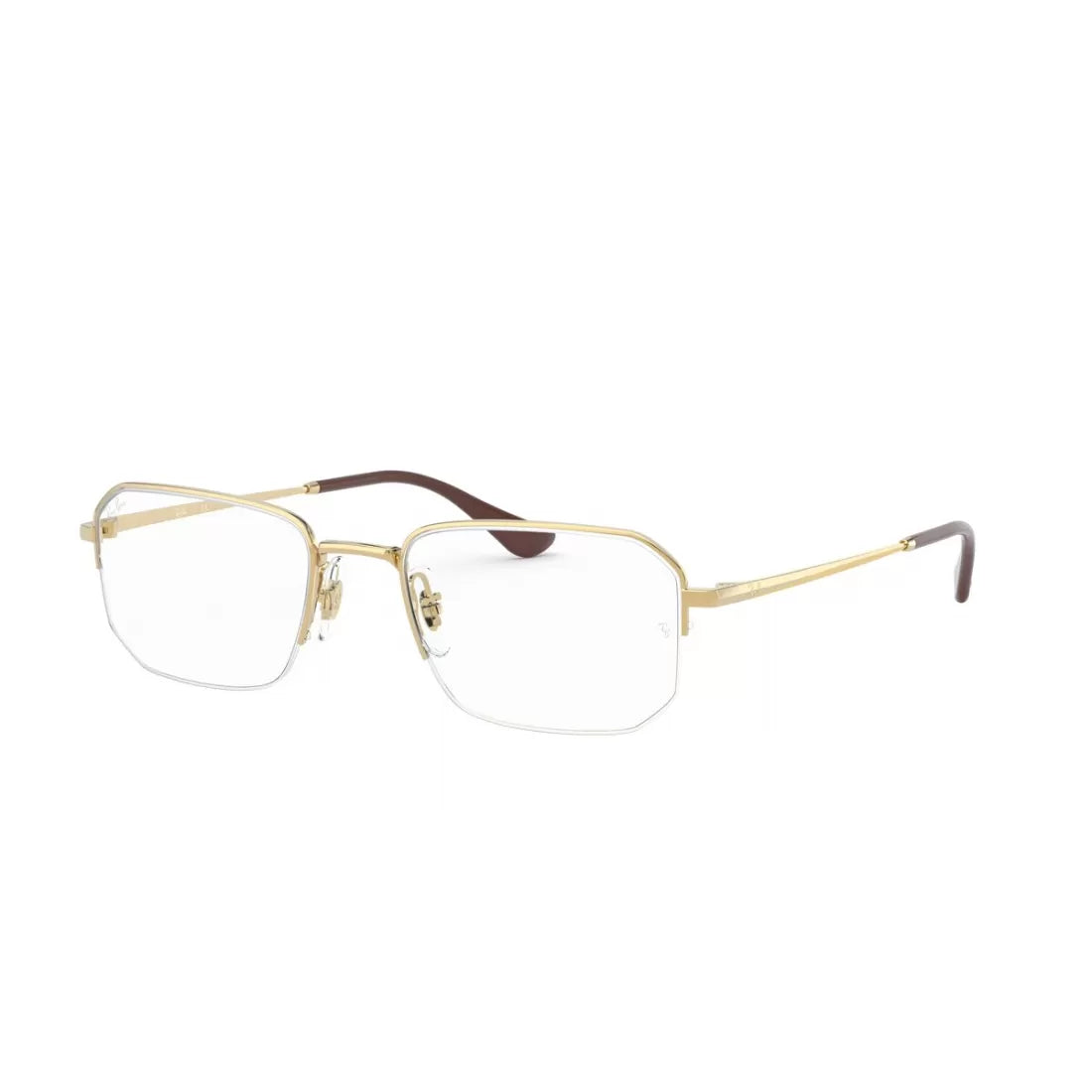 UNISEX EYEGLASSES RAY-BAN RX 6449 - 2500 GOLD CALIBER 51 