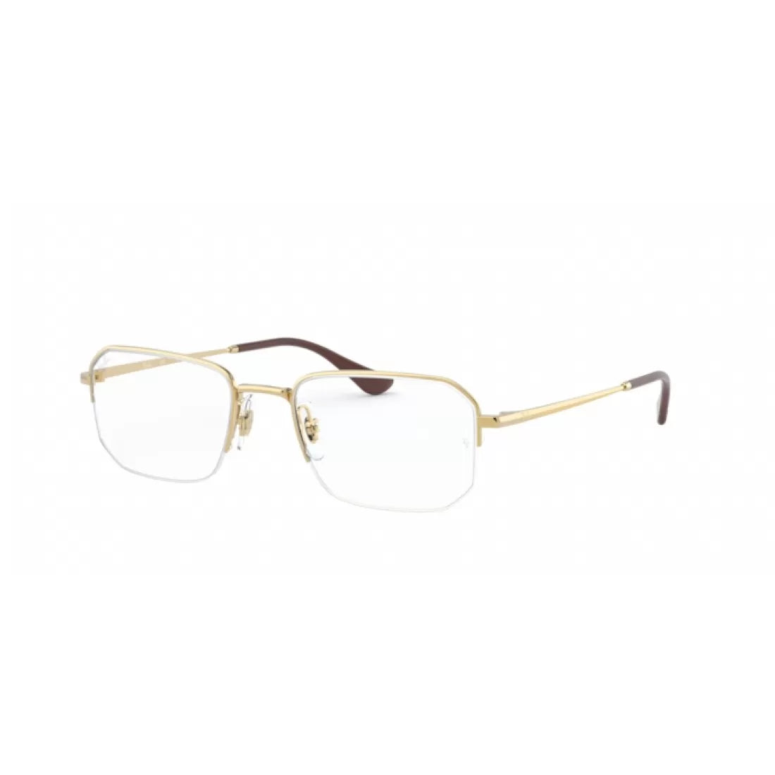 UNISEX EYEGLASSES RAY-BAN RX 6449 - 2500 GOLD CALIBER 51 