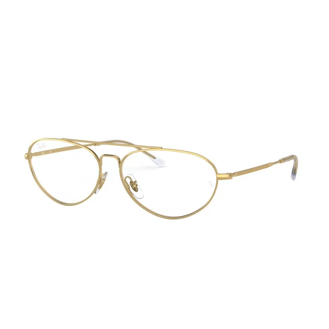 UNISEX EYEGLASSES RAY-BAN RX 6454 - 2500 POLISHED GOLD CALIBER 56 