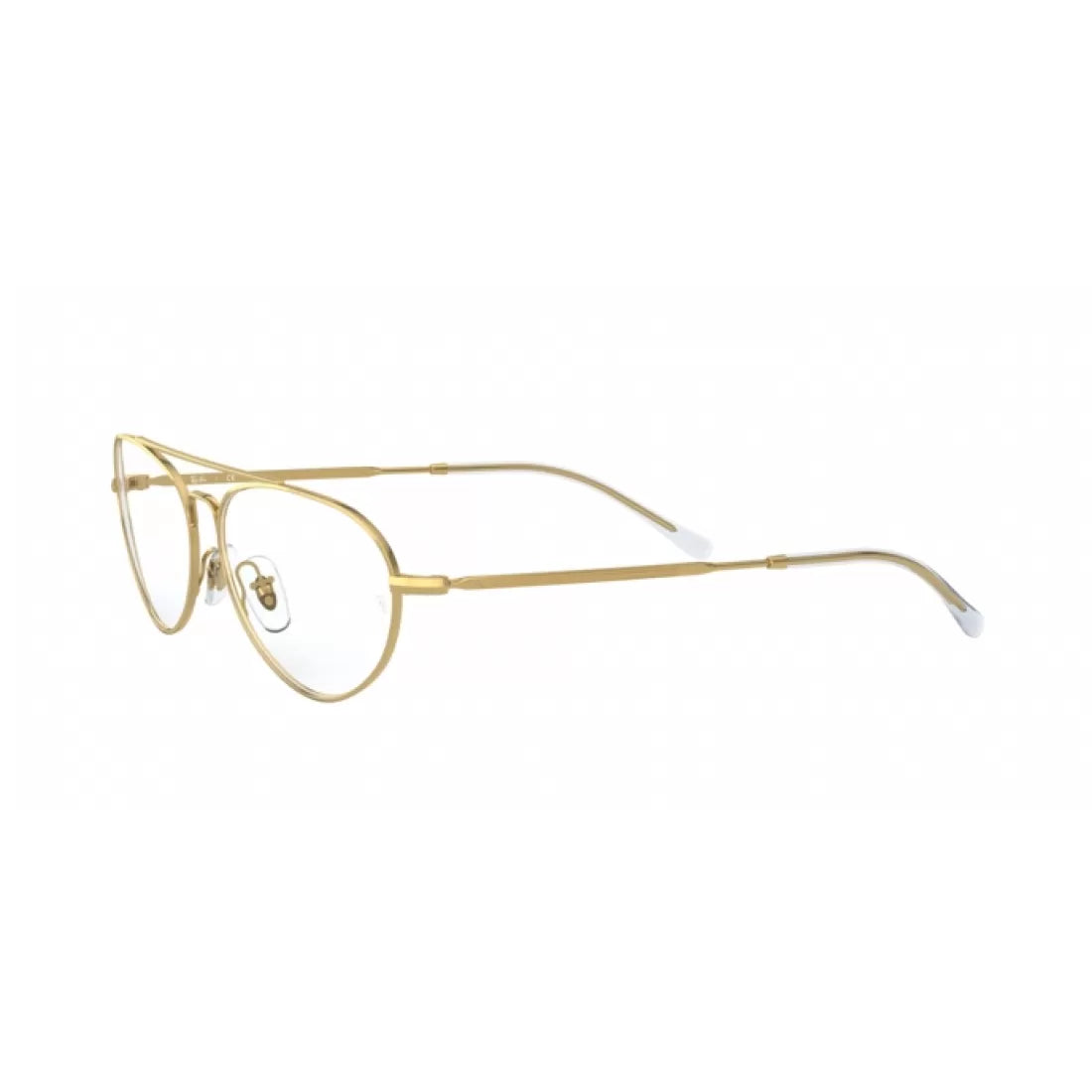 UNISEX EYEGLASSES RAY-BAN RX 6454 - 2500 POLISHED GOLD CALIBER 58 