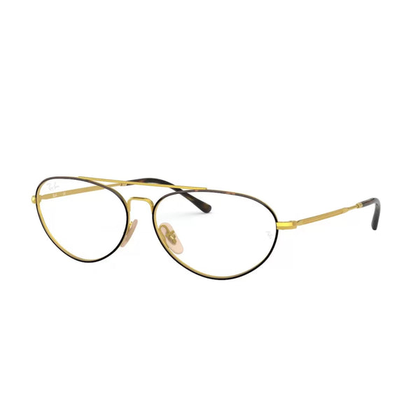 OCCHIALE DA VISTA UNISEX RAY-BAN RX 6454 - 2945 TOP HAVANA SULL'ORO 56