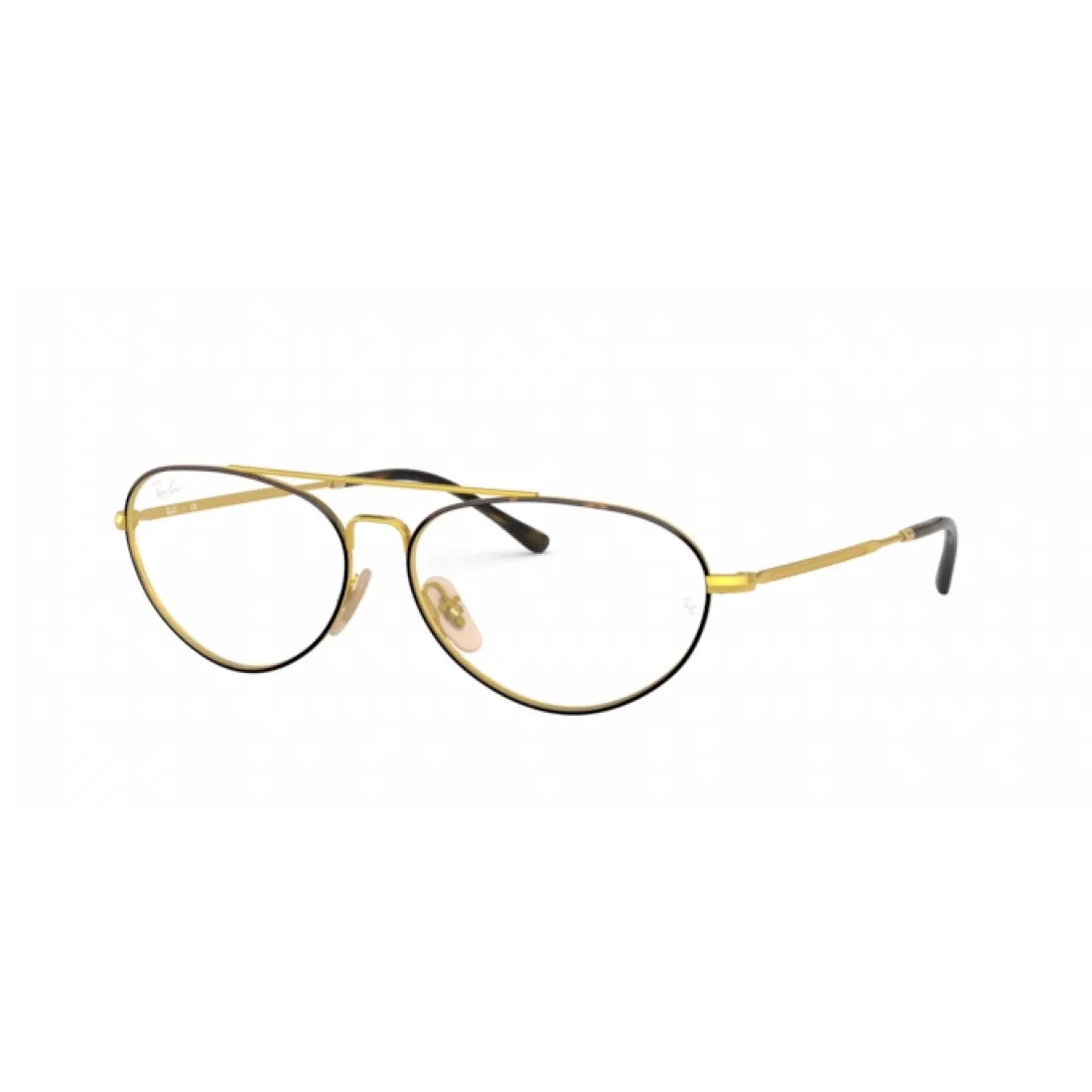 UNISEX EYEGLASSES RAY-BAN RX 6454 - 2945 TOP HAVANA ON GOLD 58 