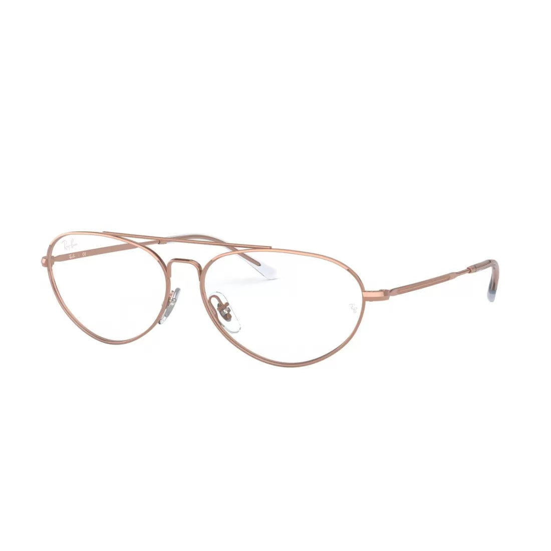 UNISEX EYEGLASSES RAY-BAN RX 6454 - 3094 POLISHED ROSE GOLD SIZE 56 