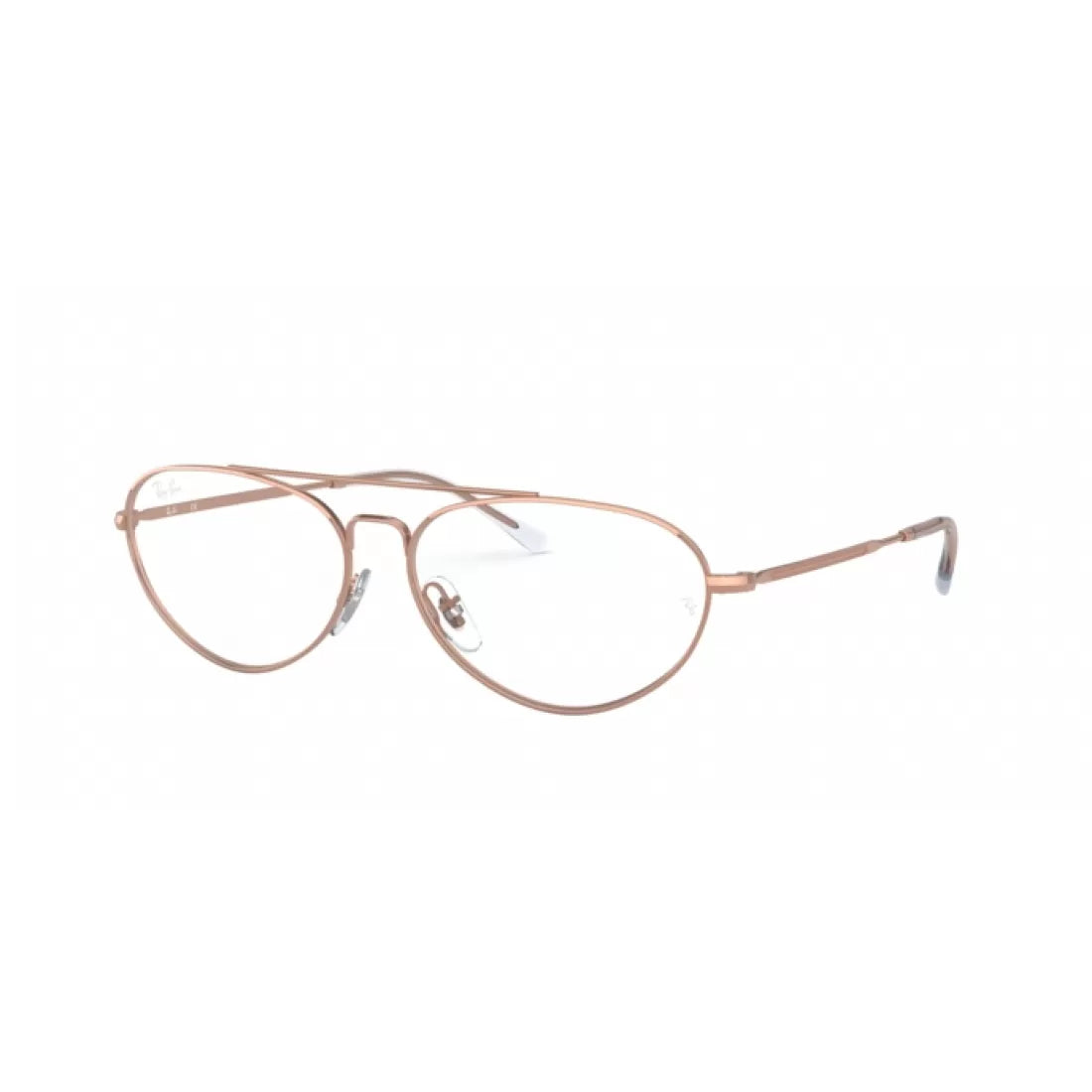 UNISEX EYEGLASSES RAY-BAN RX 6454 - 3094 POLISHED ROSE GOLD SIZE 56 