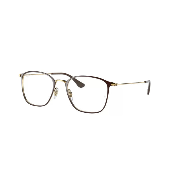 OCCHIALE DA VISTA UNISEX RAY-BAN RX 6466 - 2905 MARRONE SU ARISTA CALIBRO 51