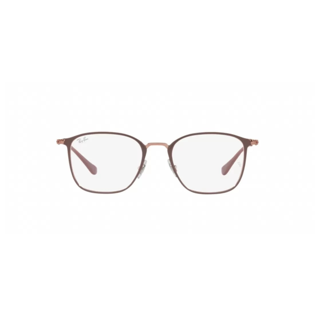 UNISEX EYEGLASSES RAY-BAN RX 6466 - 2973 BEIGE ON COPPER CALIBER 49 