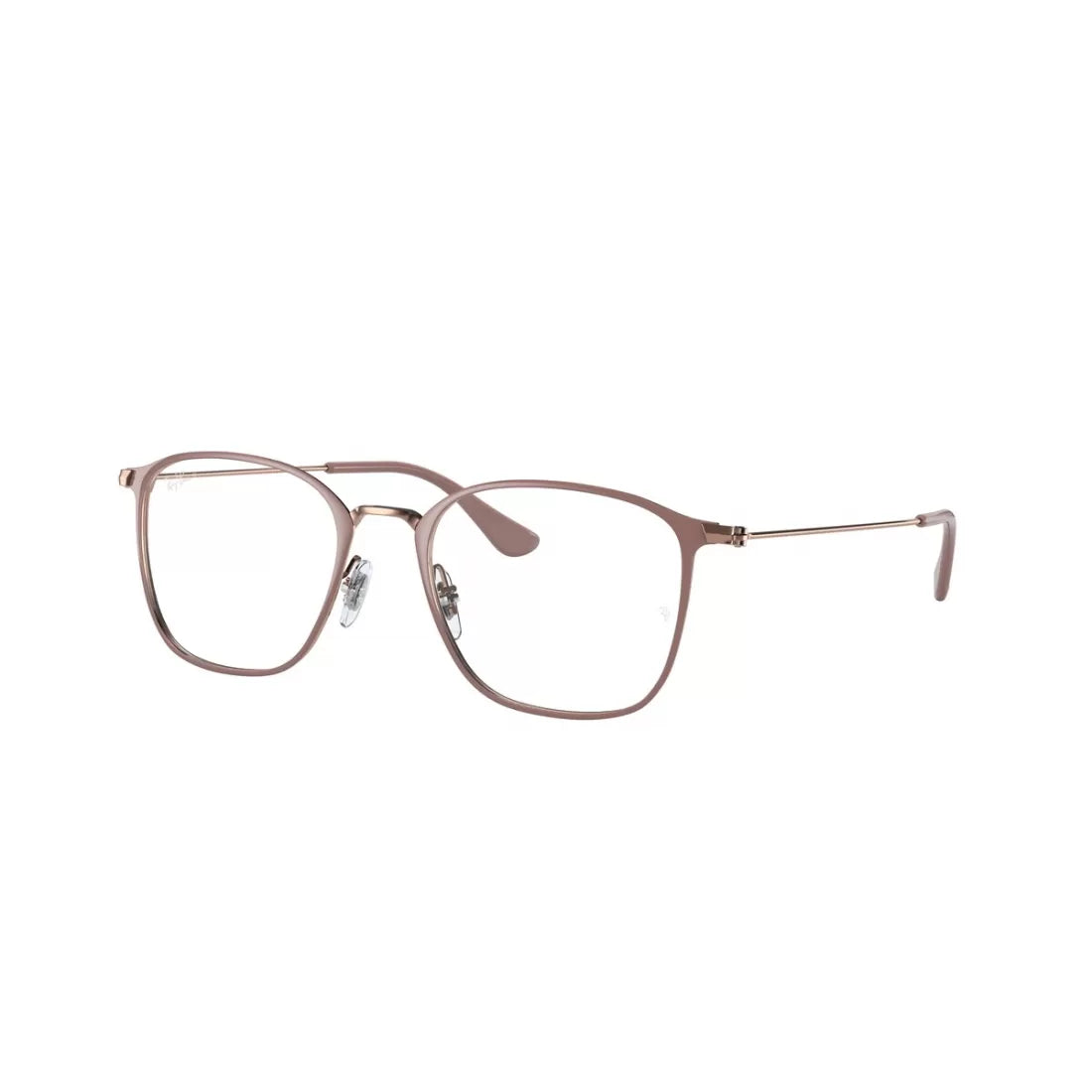 UNISEX EYEGLASSES RAY-BAN RX 6466 - 2973 BEIGE ON COPPER CALIBER 49 