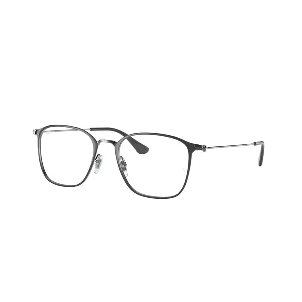 OCCHIALE DA VISTA UNISEX RAY-BAN RX 6466 - 3102 GRIGIO SU CANNA DI FUCILE CALIBRO 51