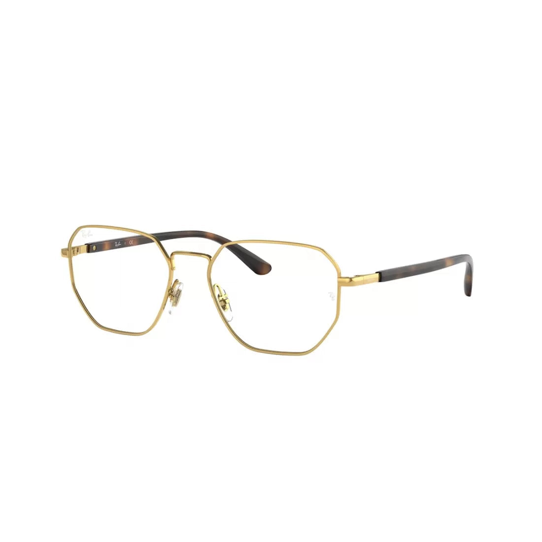 UNISEX EYEGLASSES RAY-BAN RX 6471 - 2500 GOLD CALIBER 52 