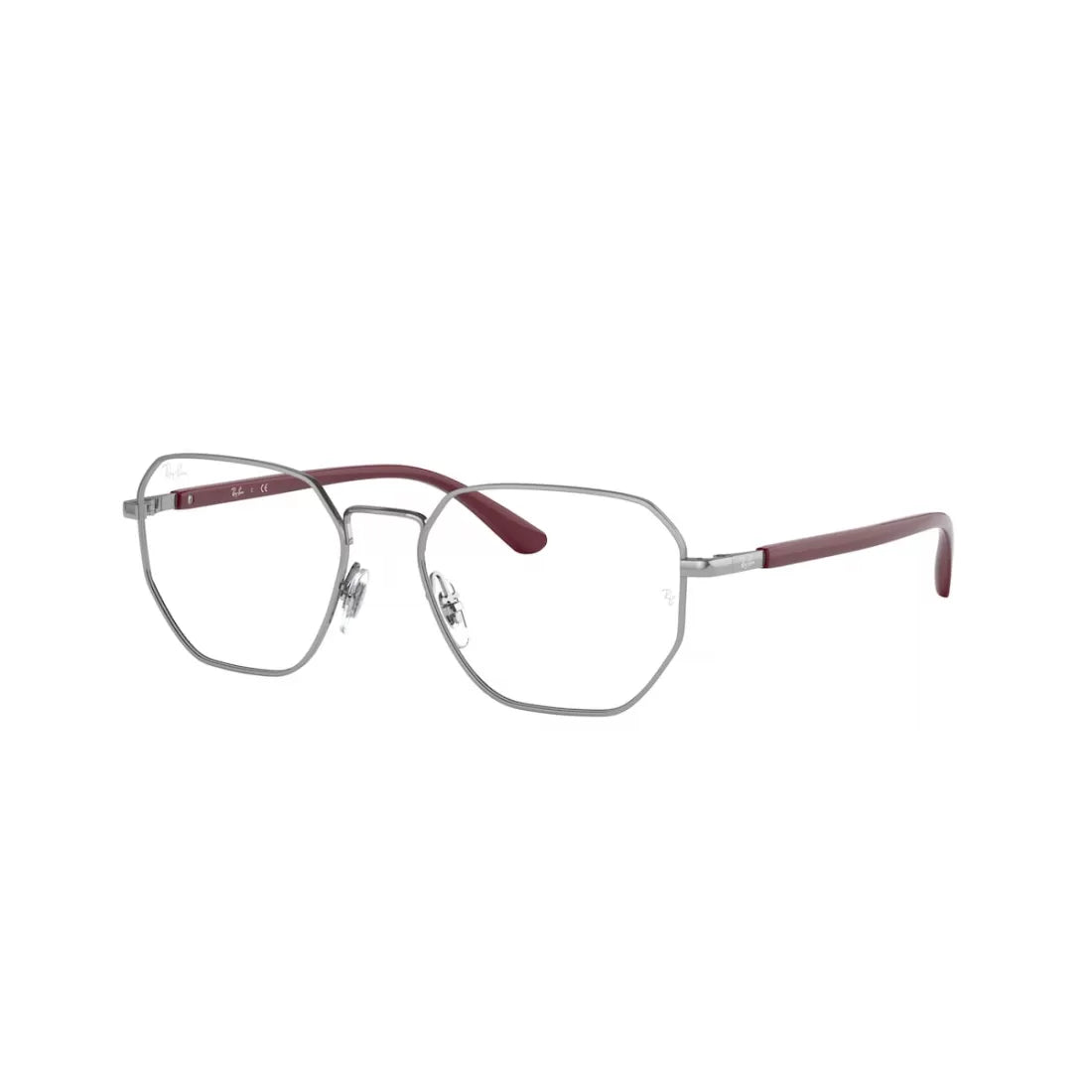 UNISEX EYEGLASSES RAY-BAN RX 6471 - 2502 GUN METAL CALIBER 50 