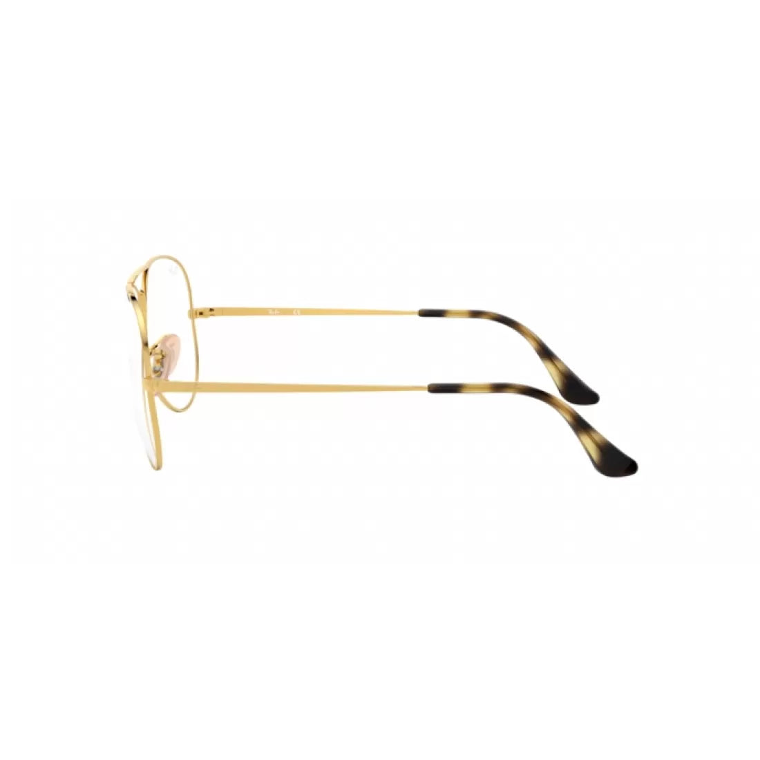 UNISEX EYEGLASSES RAY-BAN RX 6489 AVIATOR 2500 GOLD CALIBER 58 