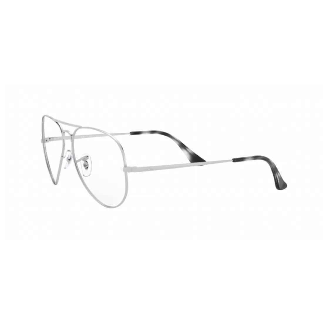 UNISEX EYEGLASSES RAY-BAN RX 6489 AVIATOR 2501 SILVER CALIBER 55 