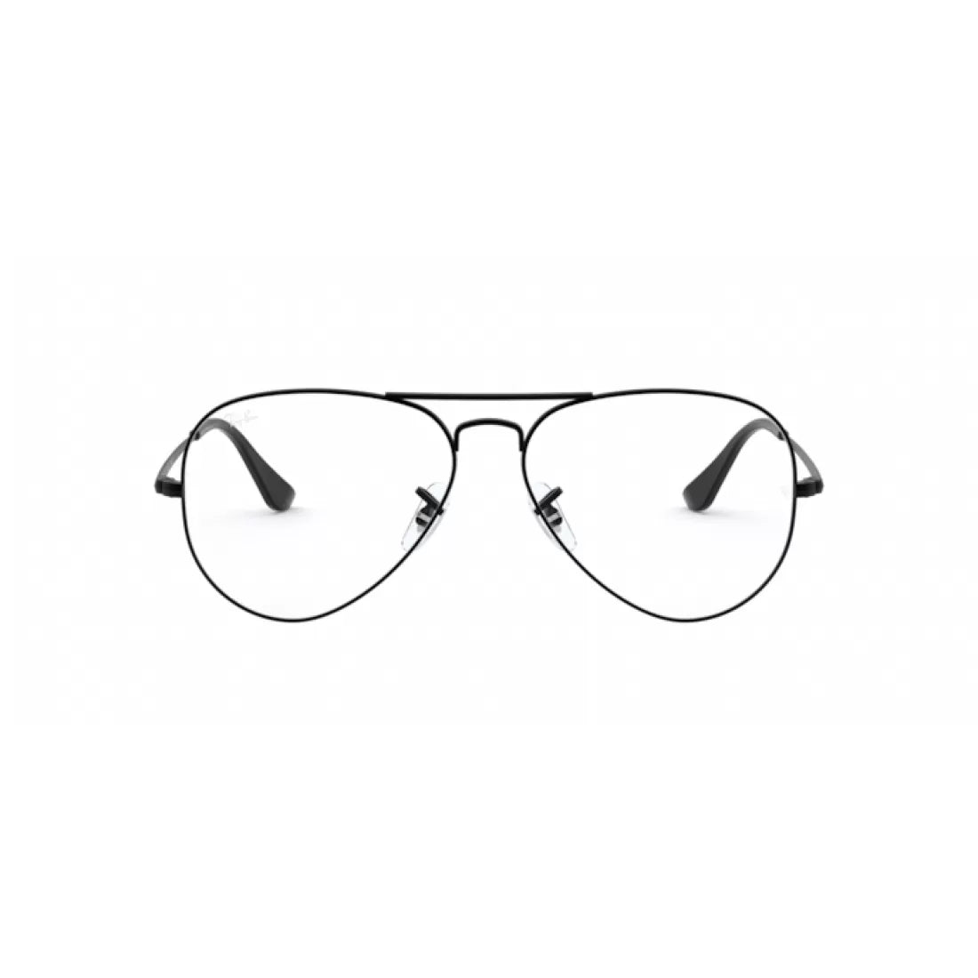 UNISEX EYEGLASSES RAY-BAN RX 6489 AVIATOR 2503 MATT BLACK SIZE 55 