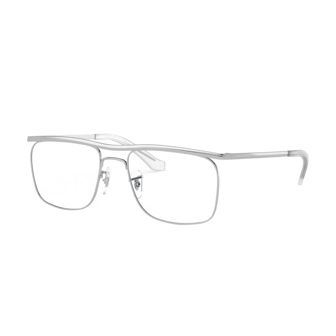 UNISEX EYEGLASSES RAY-BAN RX 6519 OLYMPIAN IX 2501 SILVER CALIBER 54 