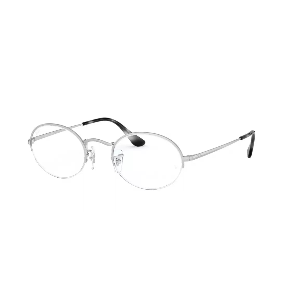 UNISEX EYEGLASSES RAY-BAN RX 6547 - 2538 MATT SILVER CALIBER 52 