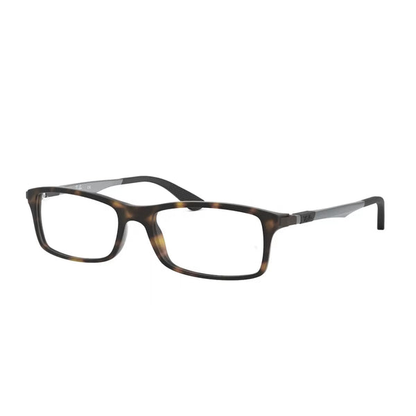 OCCHIALE DA VISTA UOMO RAY-BAN RX 7017 - 5200 OPACA AVANA CALIBRO 54