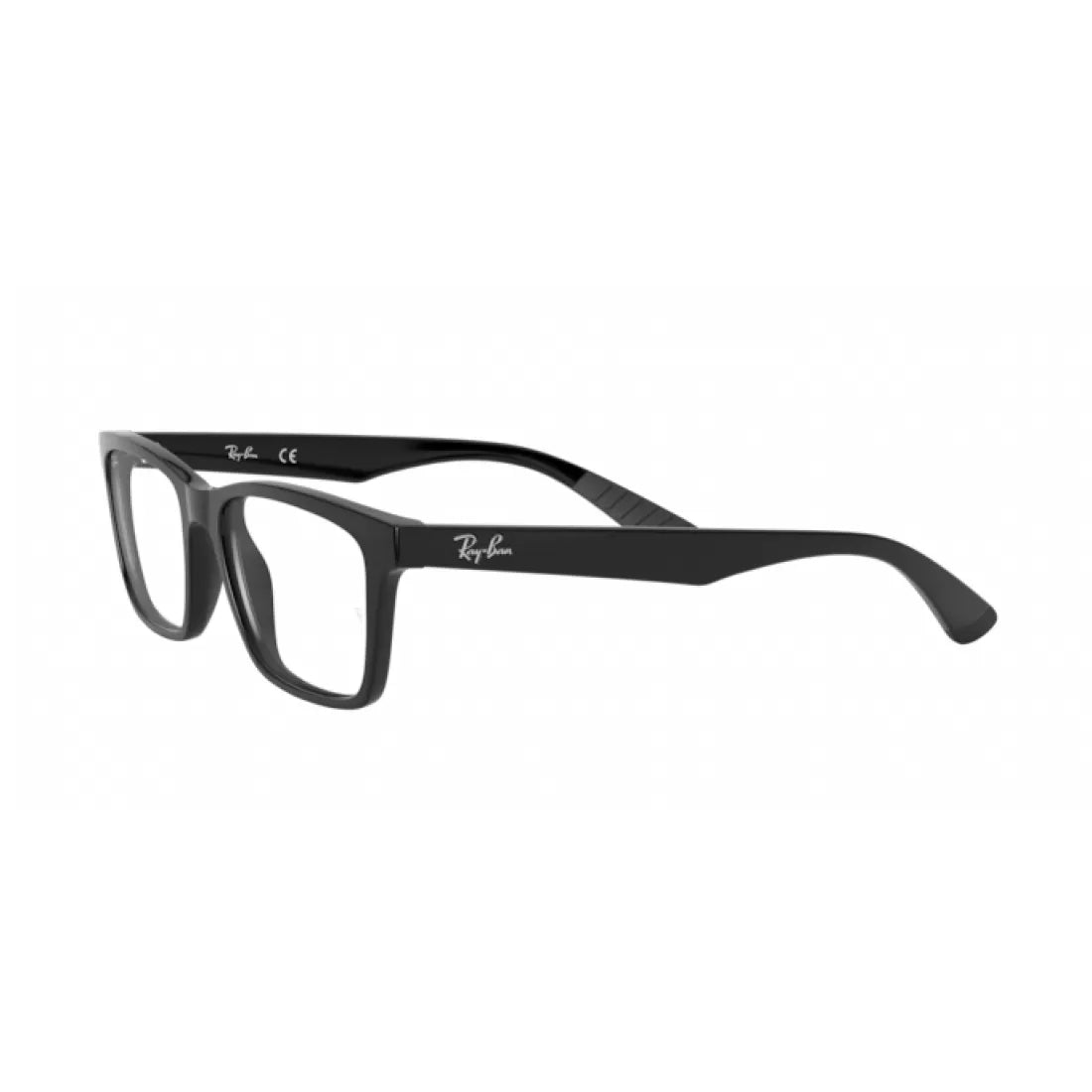 UNISEX EYEGLASSES RAY-BAN RX 7025 - 2000 GLOSSY BLACK CALIBER 53 