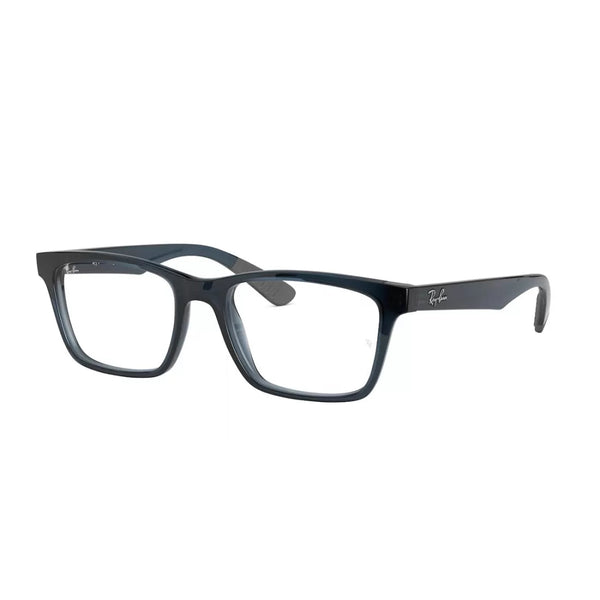 OCCHIALE DA VISTA UNISEX RAY-BAN RX 7025 - 5719 TRASPARENTE GRIGIO-BLU CALIBRO 55
