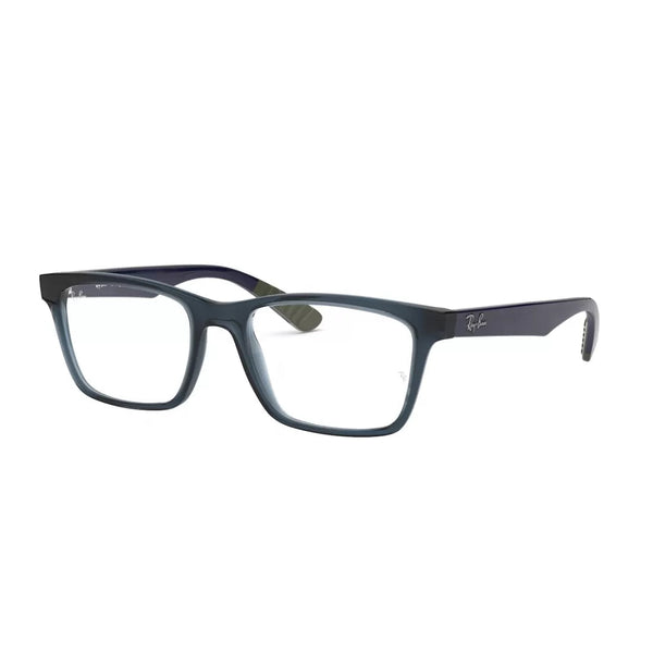 OCCHIALE DA VISTA UNISEX RAY-BAN RX 7025 - 5796 BLU TRASPARENTE CALIBRO 55
