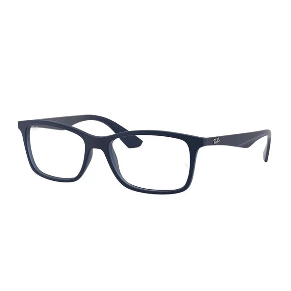 OCCHIALE DA VISTA UOMO RAY-BAN RX 7047 - 5450 OPACO TRASP BLU CALIBRO 56