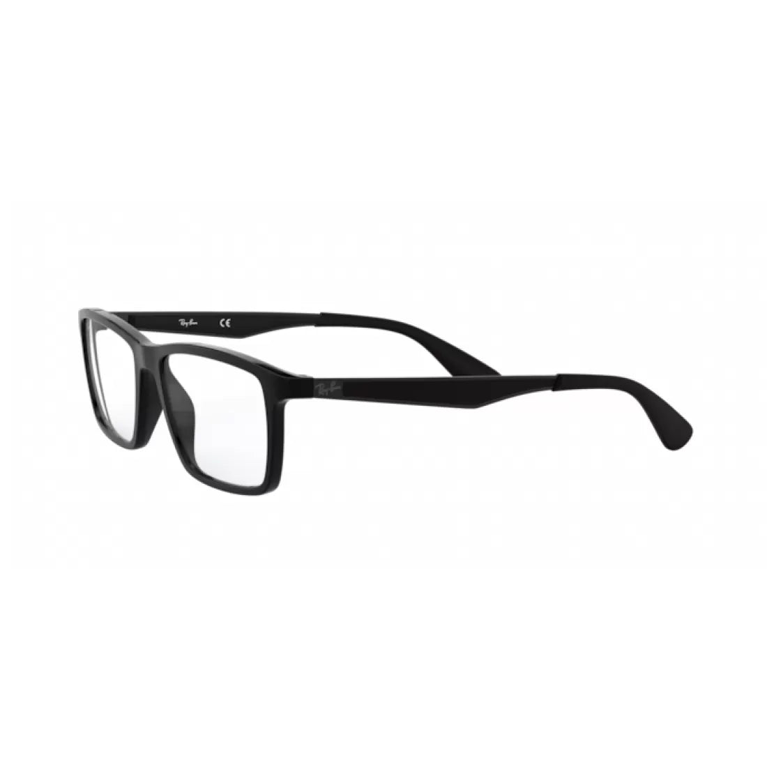MEN'S EYEGLASSES RAY-BAN RX 7056 - 2000 GLOSSY BLACK CALIBER 53 
