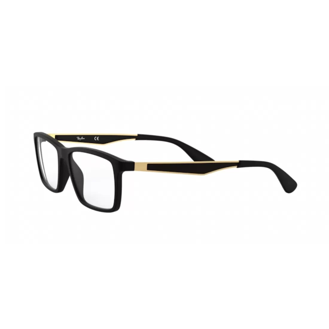 MEN'S EYEGLASSES RAY-BAN RX 7056 - 5644 MATT BLACK CALIBER 53 