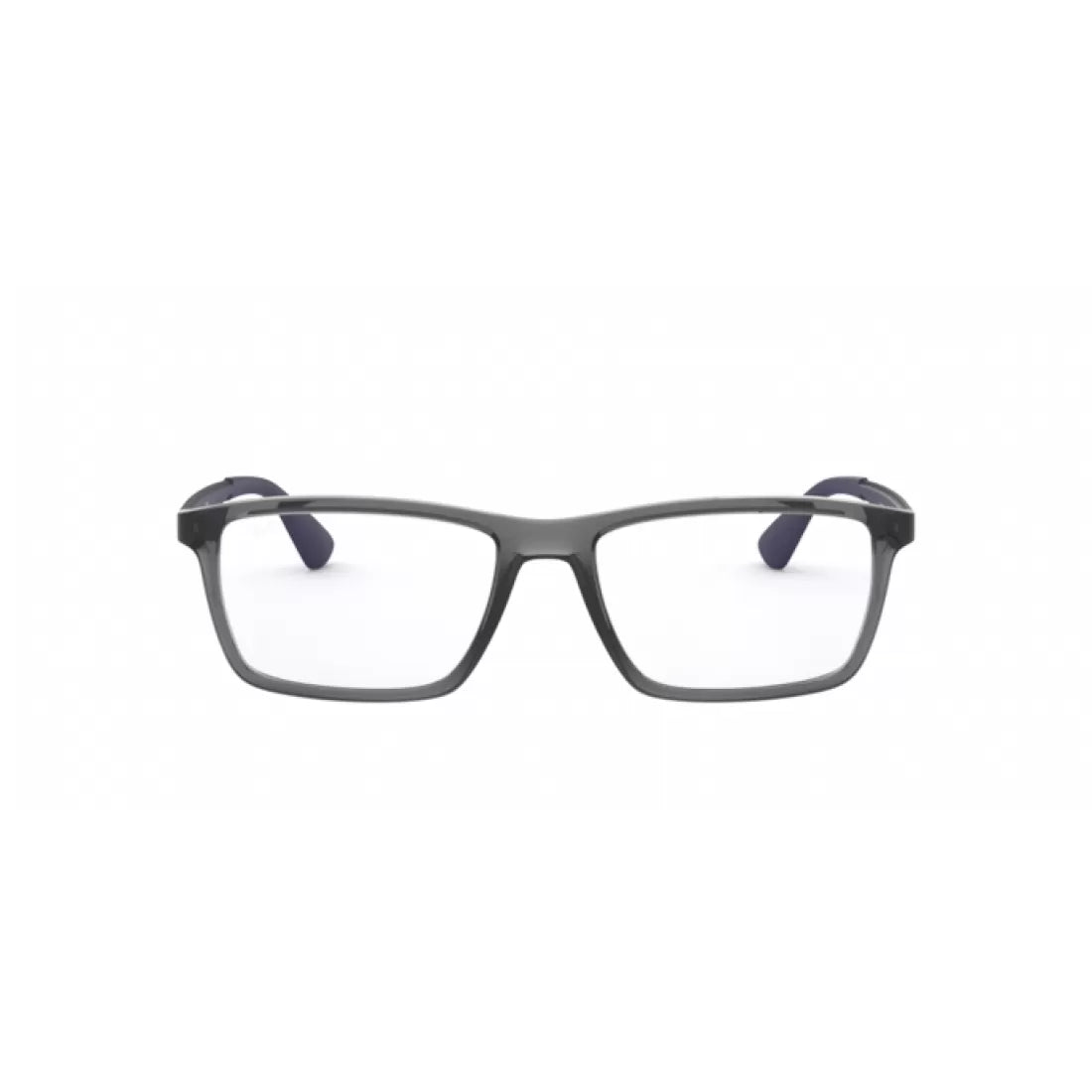 MEN'S EYEGLASSES RAY-BAN RX 7056 - 5814 TRANSPARENT GRAY SIZE 55 