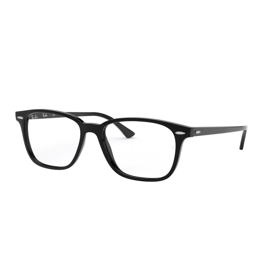 UNISEX EYEGLASSES RAY-BAN RX 7119 - 2000 BLACK CALIBER 53 