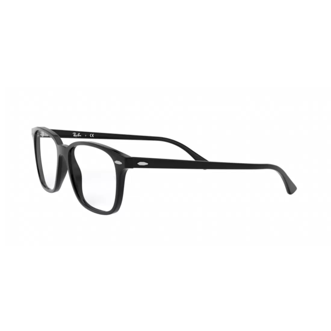 UNISEX EYEGLASSES RAY-BAN RX 7119 - 2000 BLACK CALIBER 53 
