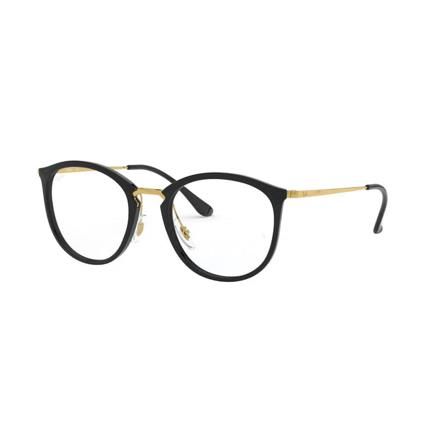 OCCHIALE DA VISTA UNISEX RAY-BAN RX 7140 - 2000 NERO LUCIDO CALIBRO 51
