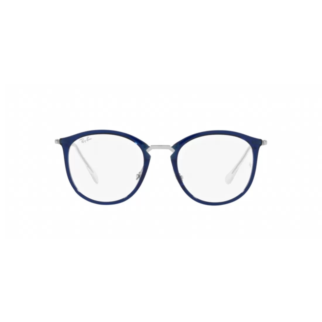 WOMEN'S EYEGLASSES RAY-BAN RX 7140 - 8123 TRANSPARENT BLUE SIZE 49 