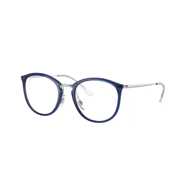 OCCHIALE DA VISTA DONNA RAY-BAN RX 7140 - 8123 BLU TRASPARENTE CALIBRO 49