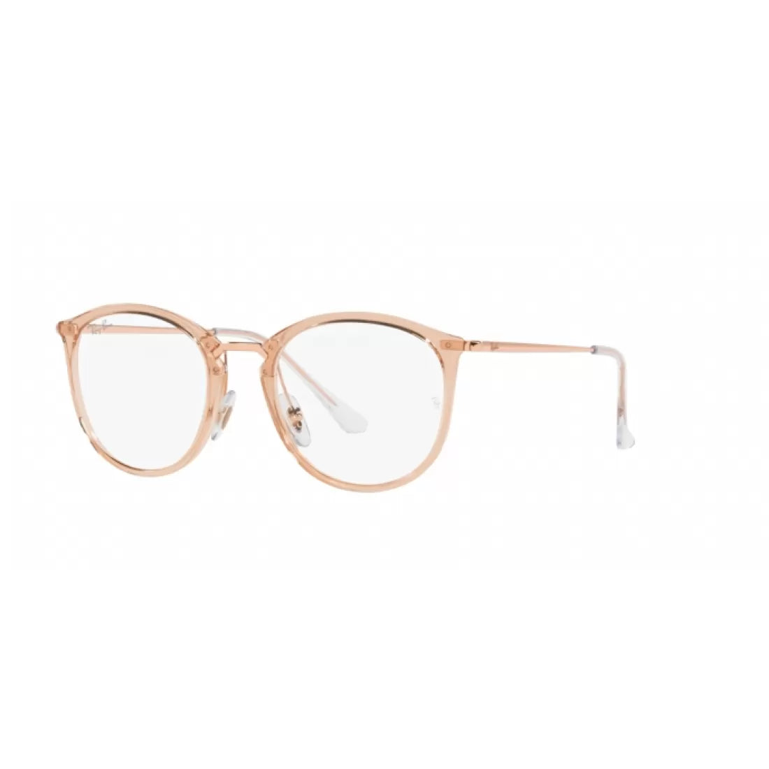 OCCHIALE DA VISTA DONNA RAY-BAN RX 7140 - 8124 MARRONE CHIARO TRASPARENTE CALIBRO 49