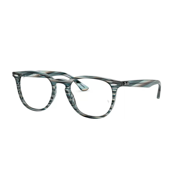 OCCHIALE DA VISTA UNISEX RAY-BAN RX 7159 - 5750 BLU GRIGIO SPOGLIATO CALIBRO 52