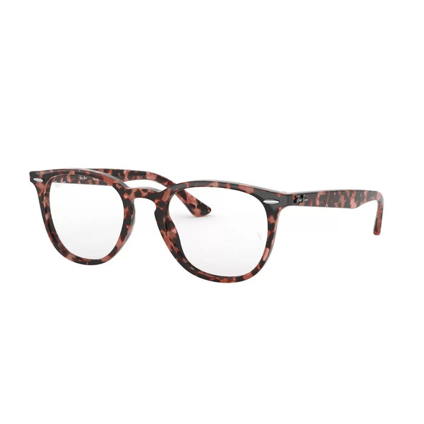 OCCHIALE DA VISTA UNISEX RAY-BAN RX 7159 - 8064 AVANA ROSA LUCIDO CALIBRO 52