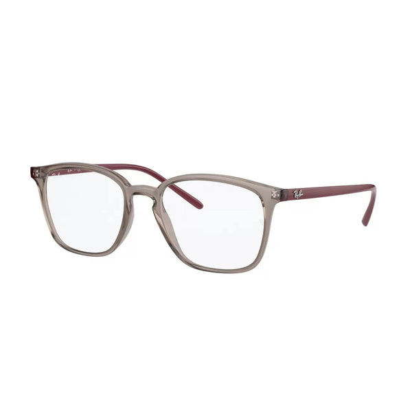 OCCHIALE DA VISTA UNISEX RAY-BAN RX 7185 - 8083 GRIGIO TRASPARENTE CALIBRO 52