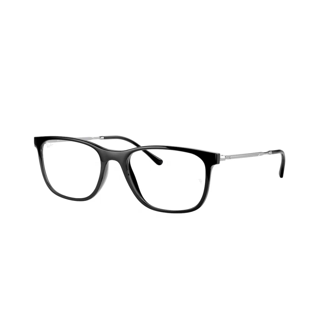 UNISEX EYEGLASSES RAY-BAN RX 7244 - 2000 BLACK CALIBER 53 