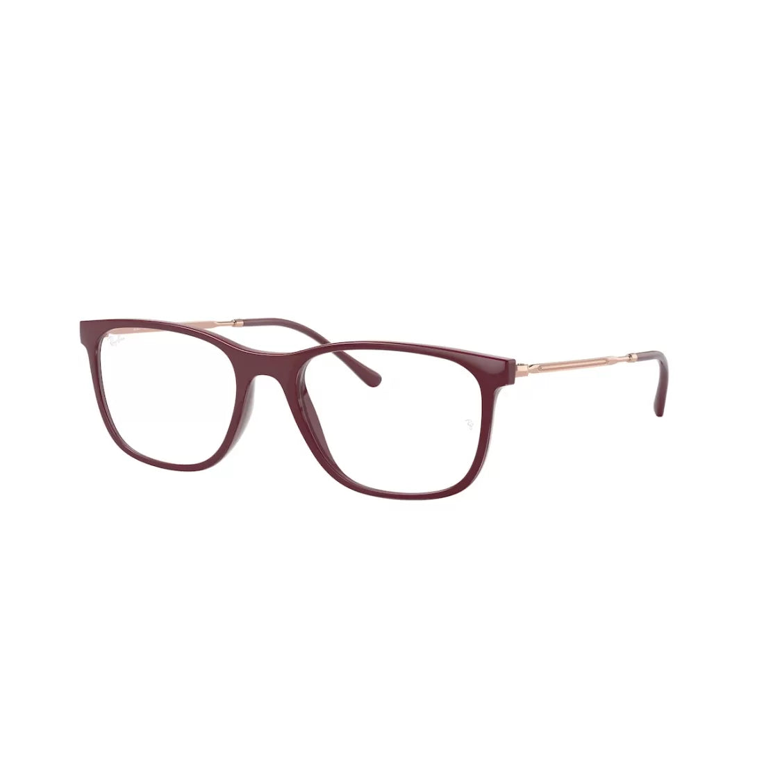 UNISEX EYEGLASSES RAY-BAN RX 7244 - 8099 CHERRY RED SIZE 51 