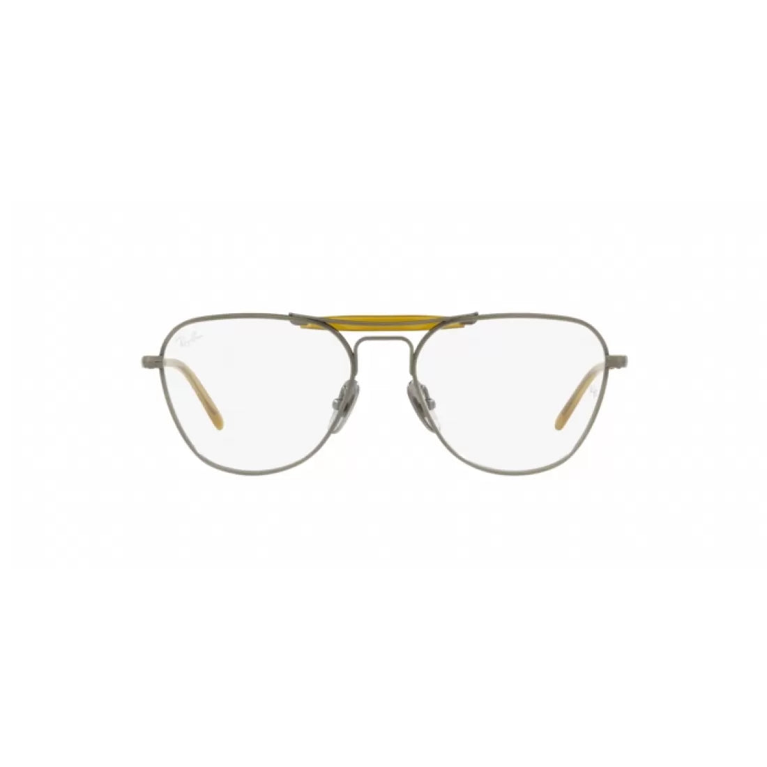 WOMEN'S EYEGLASSES RAY-BAN RX 8064V - 1223 PEWTER DEMI GLOSS 