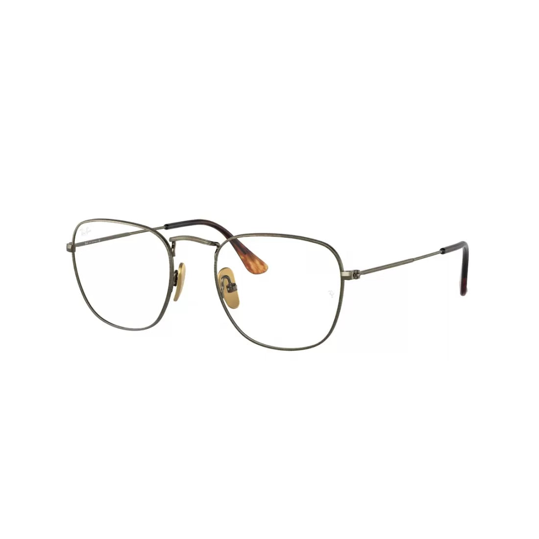 MEN'S EYEGLASSES RAY-BAN RX 8157V FRANK 1222 ANTIQUE GOLD DEMIGLOSS CALIBER 51 