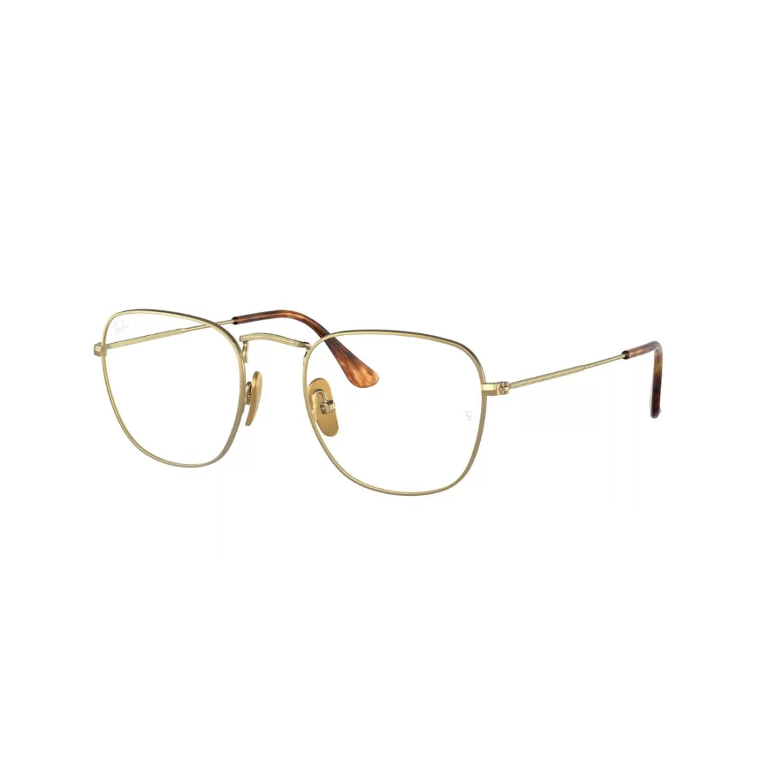 MEN'S EYEGLASSES RAY-BAN RX 8157V FRANK 1226 BRUSHED GOLD DEMIGLOSS CALIBER 51 