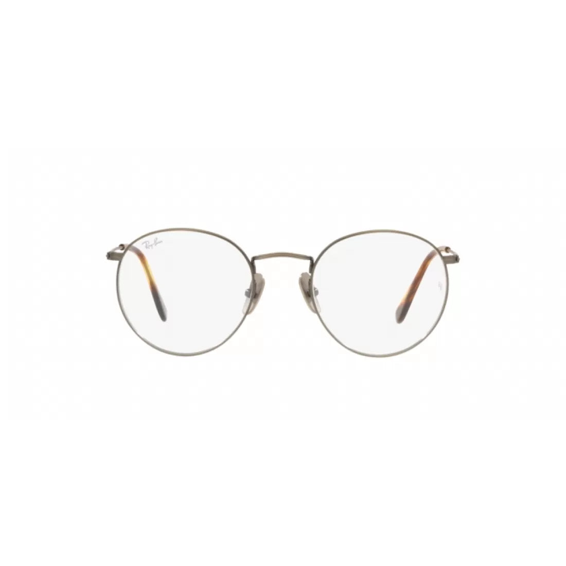 UNISEX EYEGLASSES RAY-BAN RX 8247V ROUND 1223 GUN METAL DEMIGLOSS CALIBER 50 