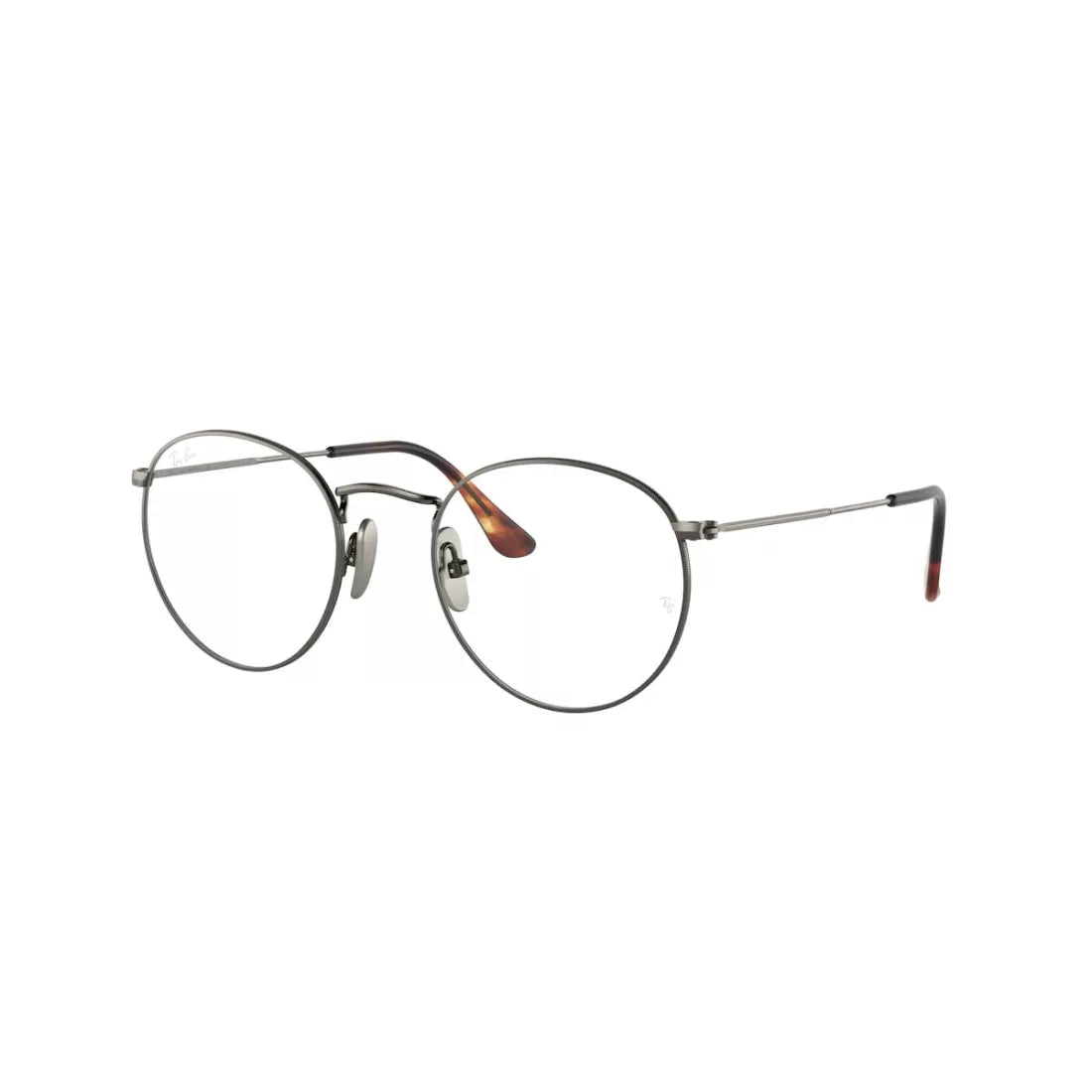 UNISEX EYEGLASSES RAY-BAN RX 8247V ROUND 1223 GUN METAL DEMIGLOSS CALIBER 47 