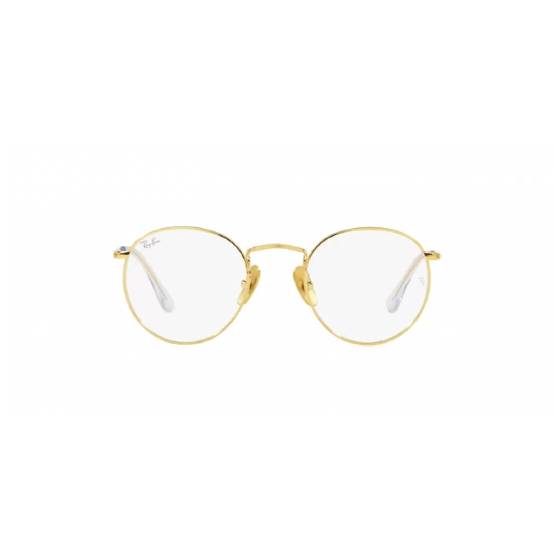 UNISEX EYEGLASSES RAY-BAN RX 8247V ROUND 1225 GOLDEN LEGEND CALIBER 50 