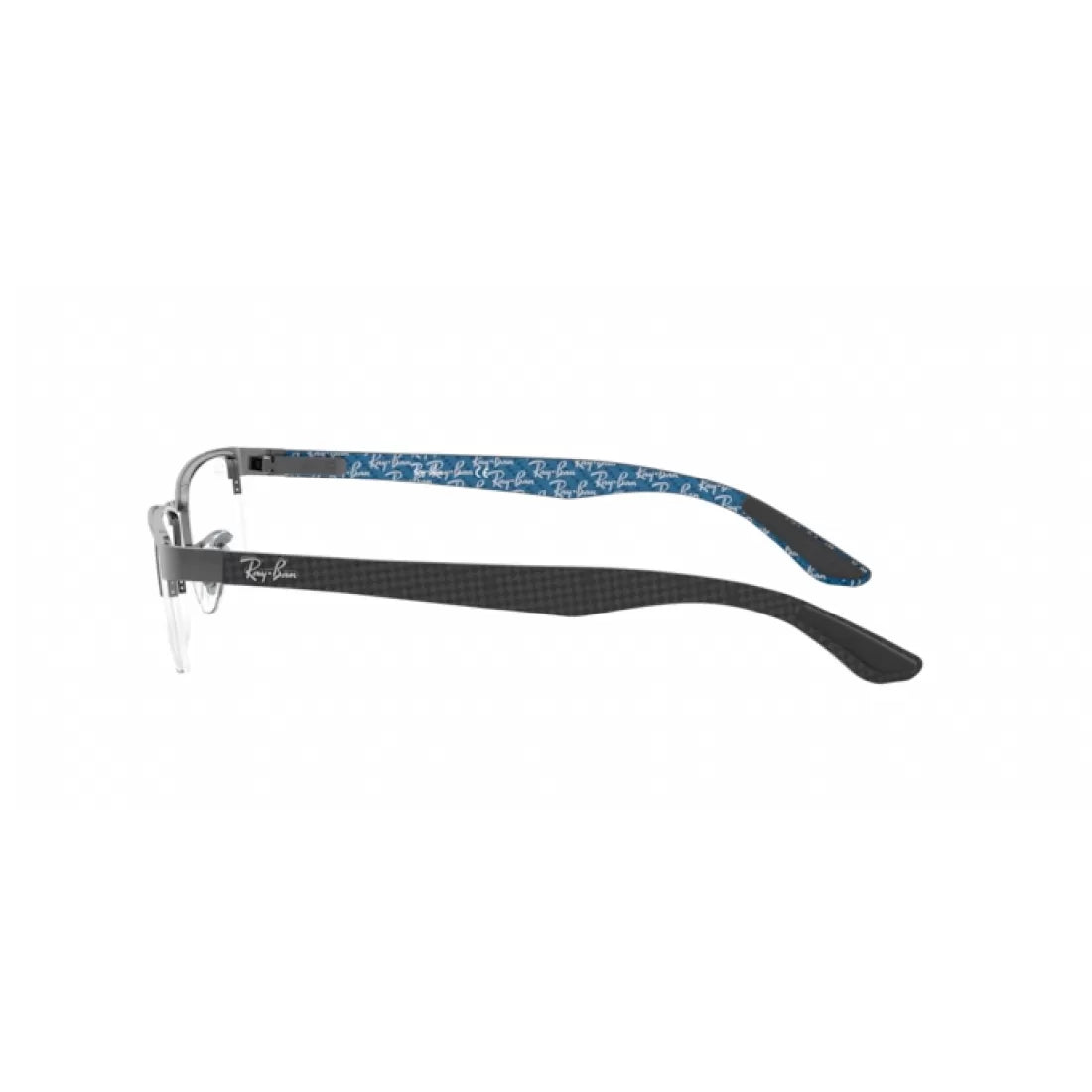 MEN'S EYEGLASSES RAY-BAN RX 8412 - 2502 GUN METAL CALIBER 52 