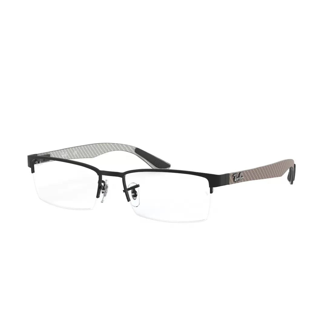 MEN'S EYEGLASSES RAY-BAN RX 8412 - 2503 MATT BLACK SIZE 52 