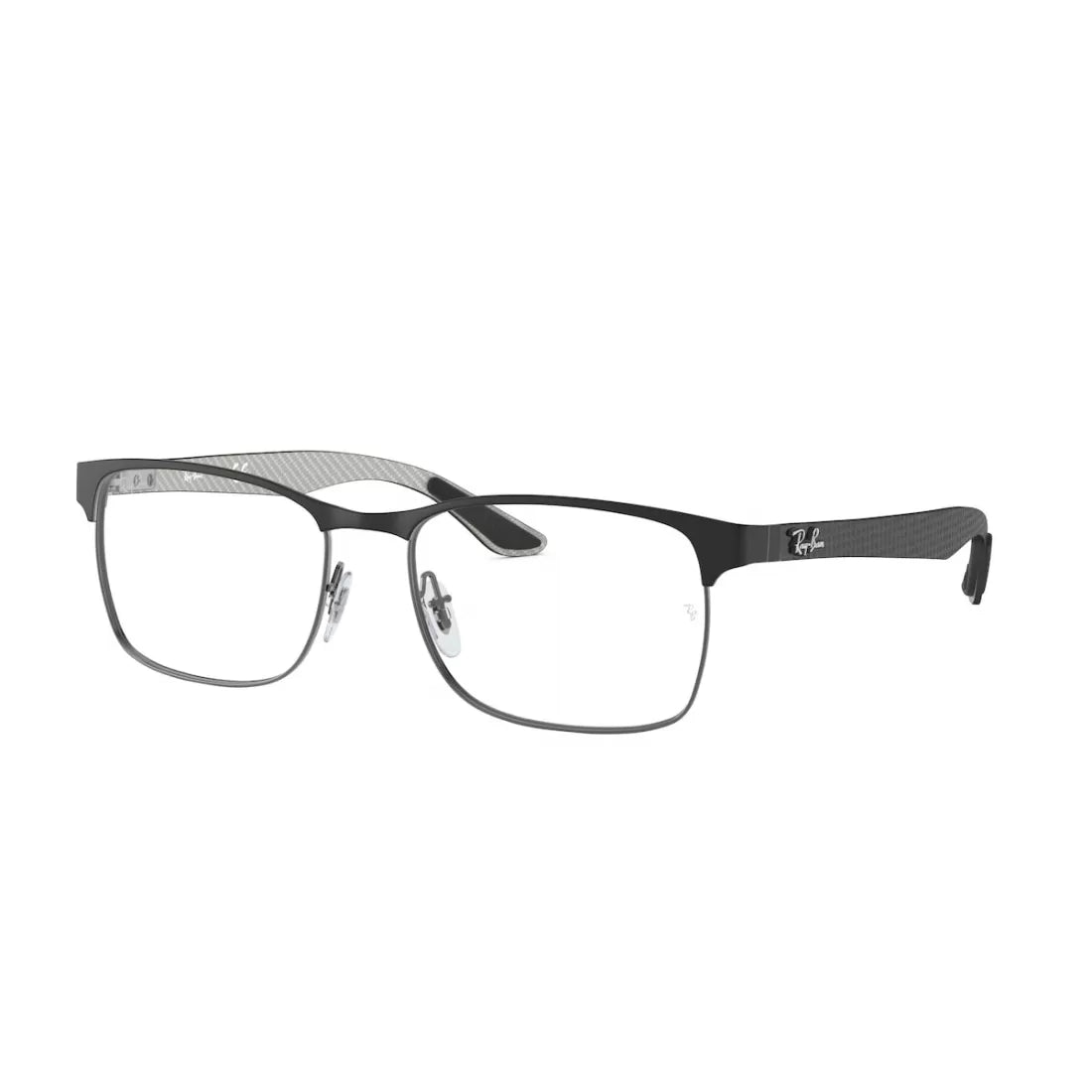 MEN'S EYEGLASSES RAY-BAN RX 8416 - 2916 BLACK GUNMETAL CALIBER 53 