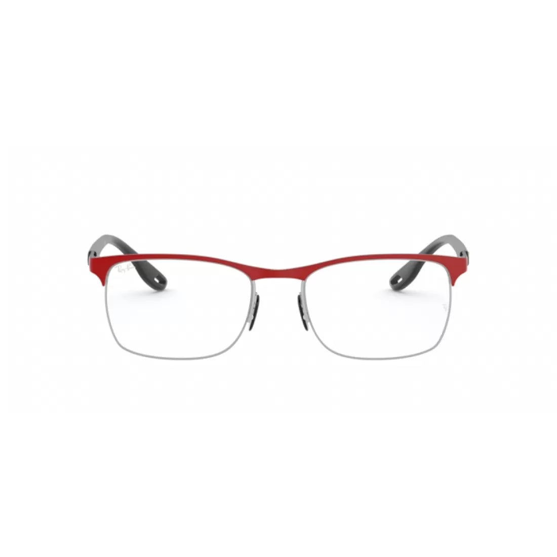 MEN'S EYEGLASSES RAY-BAN RX 8416M - F045 MATT FERRARI RED TOP ON SILVE 