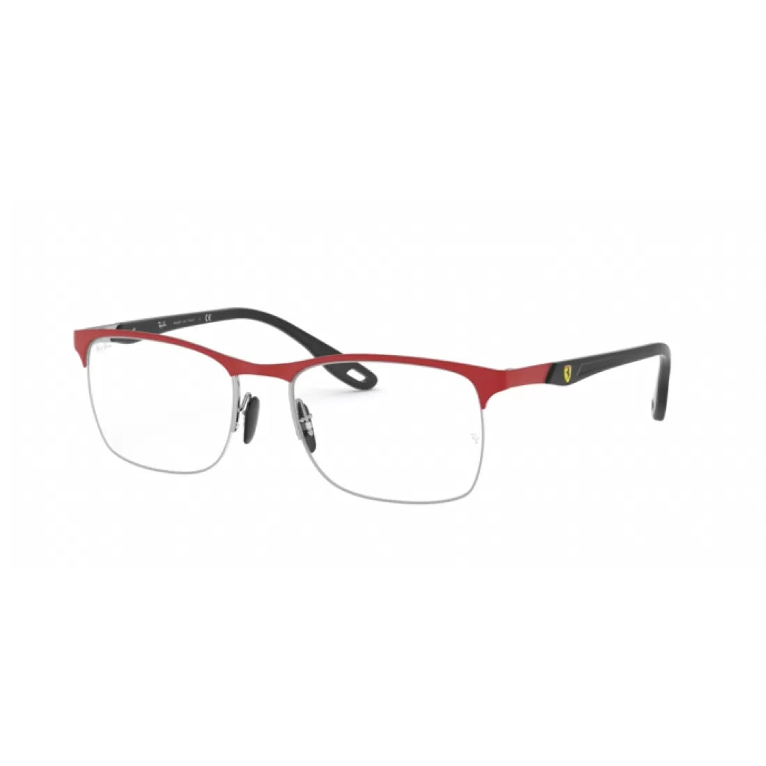 MEN'S EYEGLASSES RAY-BAN RX 8416M - F045 MATT FERRARI RED TOP ON SILVE 