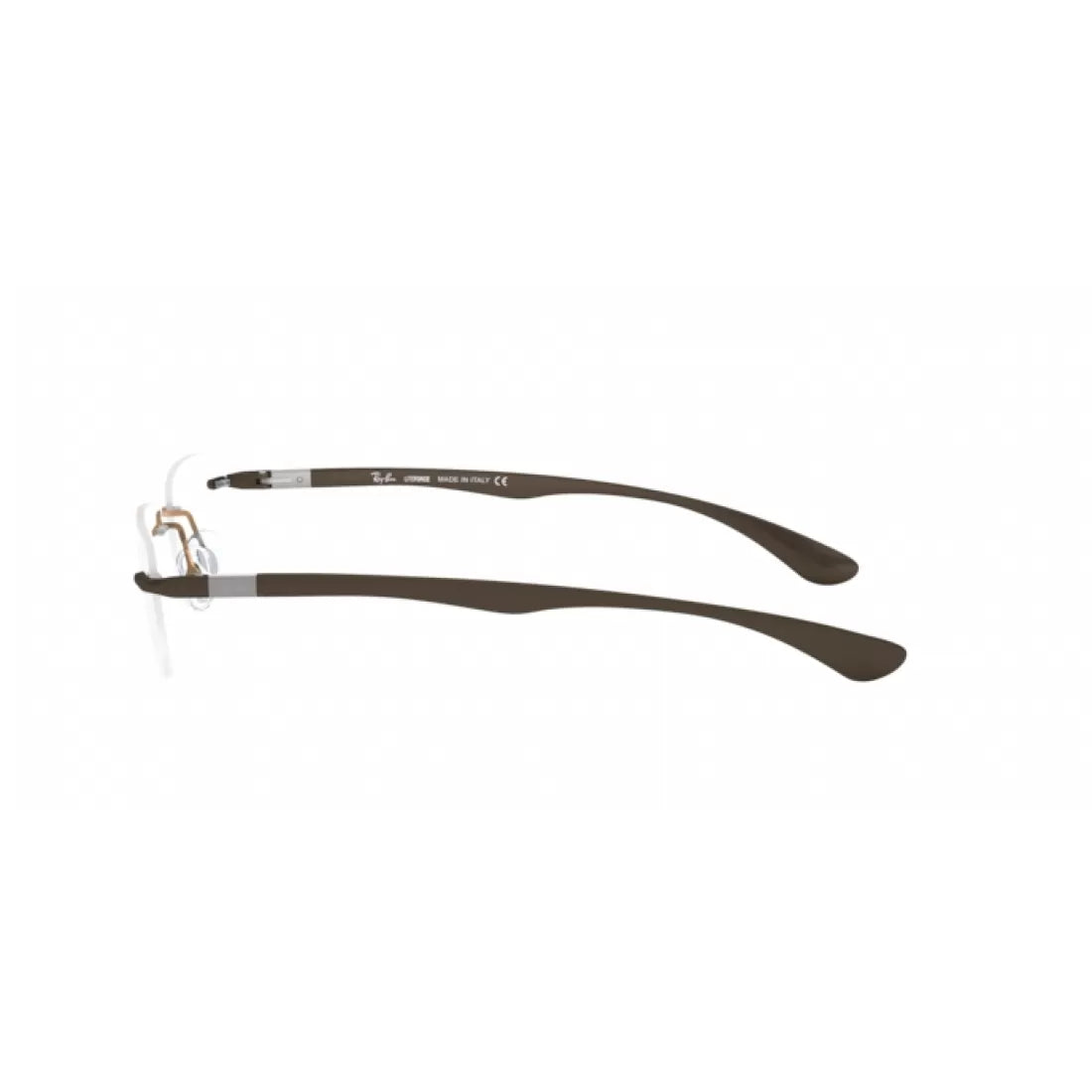 UNISEX EYEGLASSES RAY-BAN RX 8724 - 1131 GLOSS LIGHT BROWN CALIBER 54 